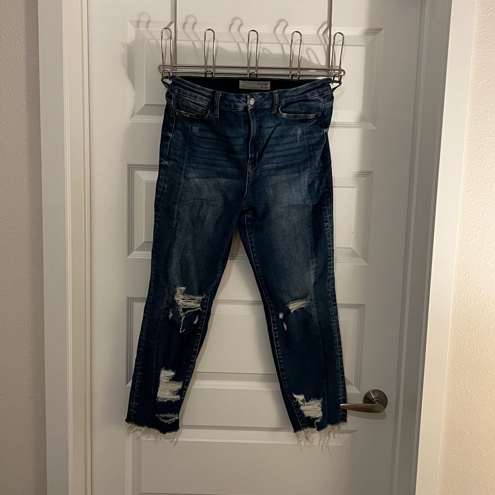 Bridge by Gly destroyed straight Jean size 30